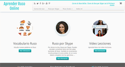 Desktop Screenshot of curso-de-ruso.com